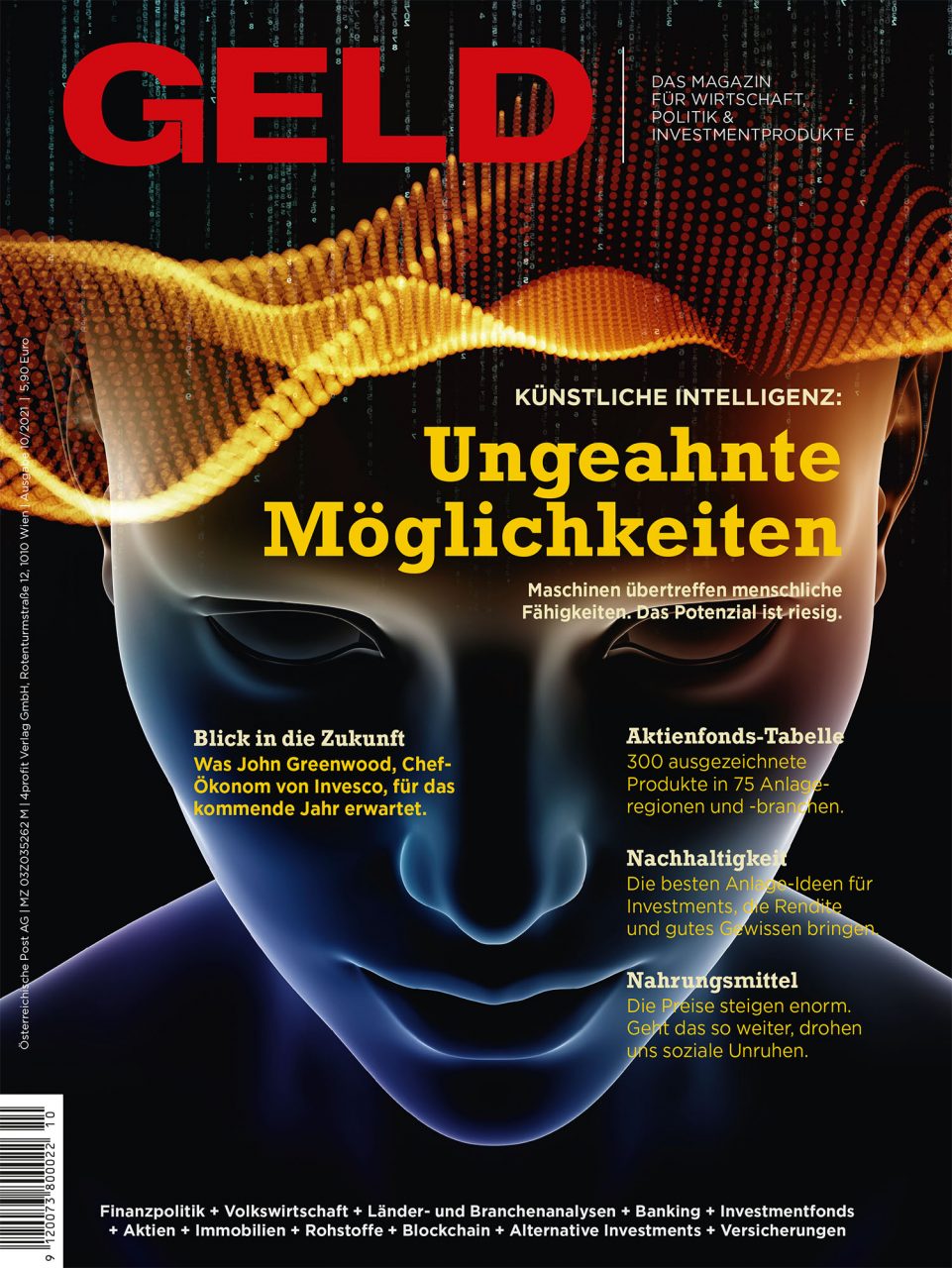 GELD-Magazin Oktober 2021 Cover 10 2021 