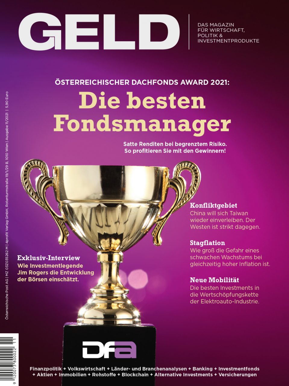 GELD-Magazin November 2021 Cover 11 2021