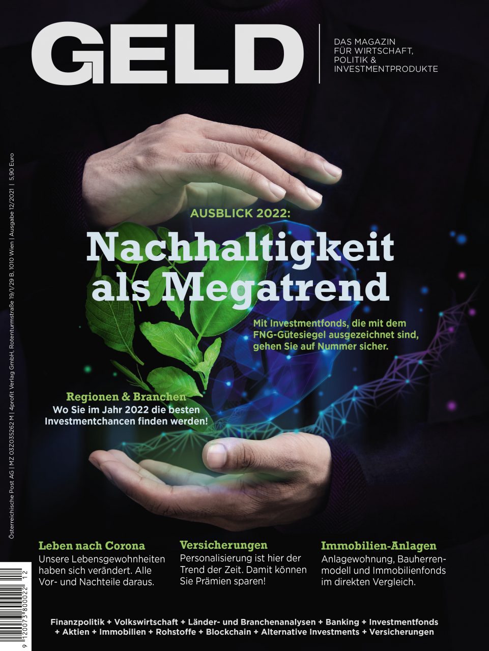 GELD-Magazin Dezember 2021 / Jänner 2022 Cover 12 2021-scaled 