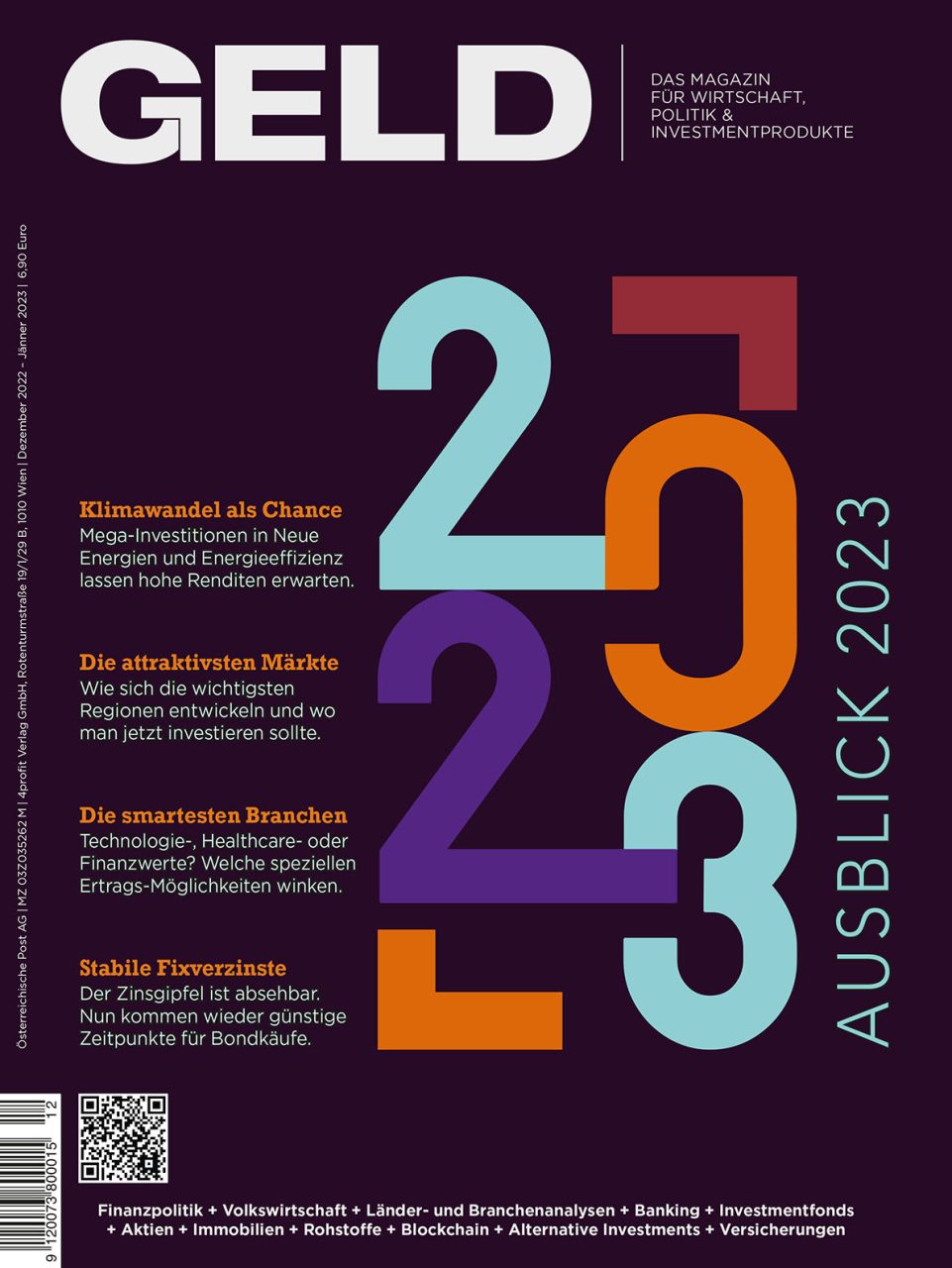 GELD-Magazin Dezember 2022 / Jänner 2023 gm2212 cover 