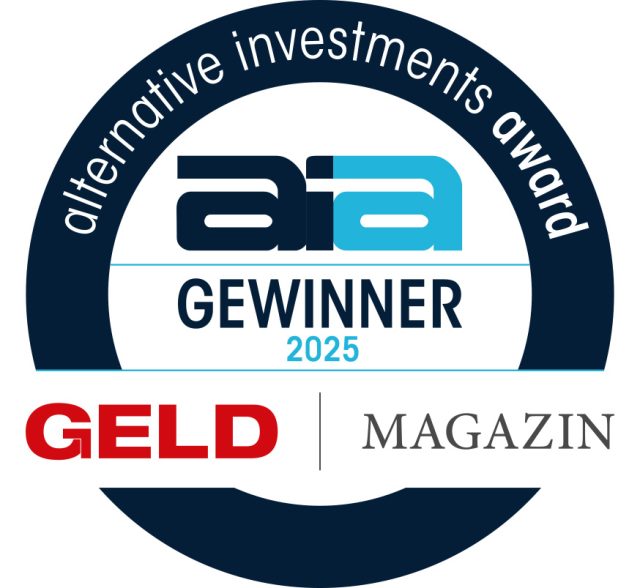 GELD-Magazin Alternative Investments Award aia 25 GEWINNER