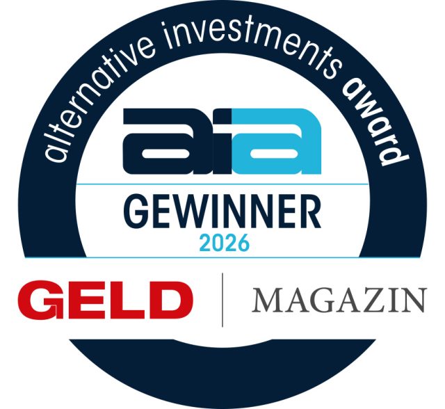 GELD-Magazin Alternative Investments Award aia 26 GEWINNER 